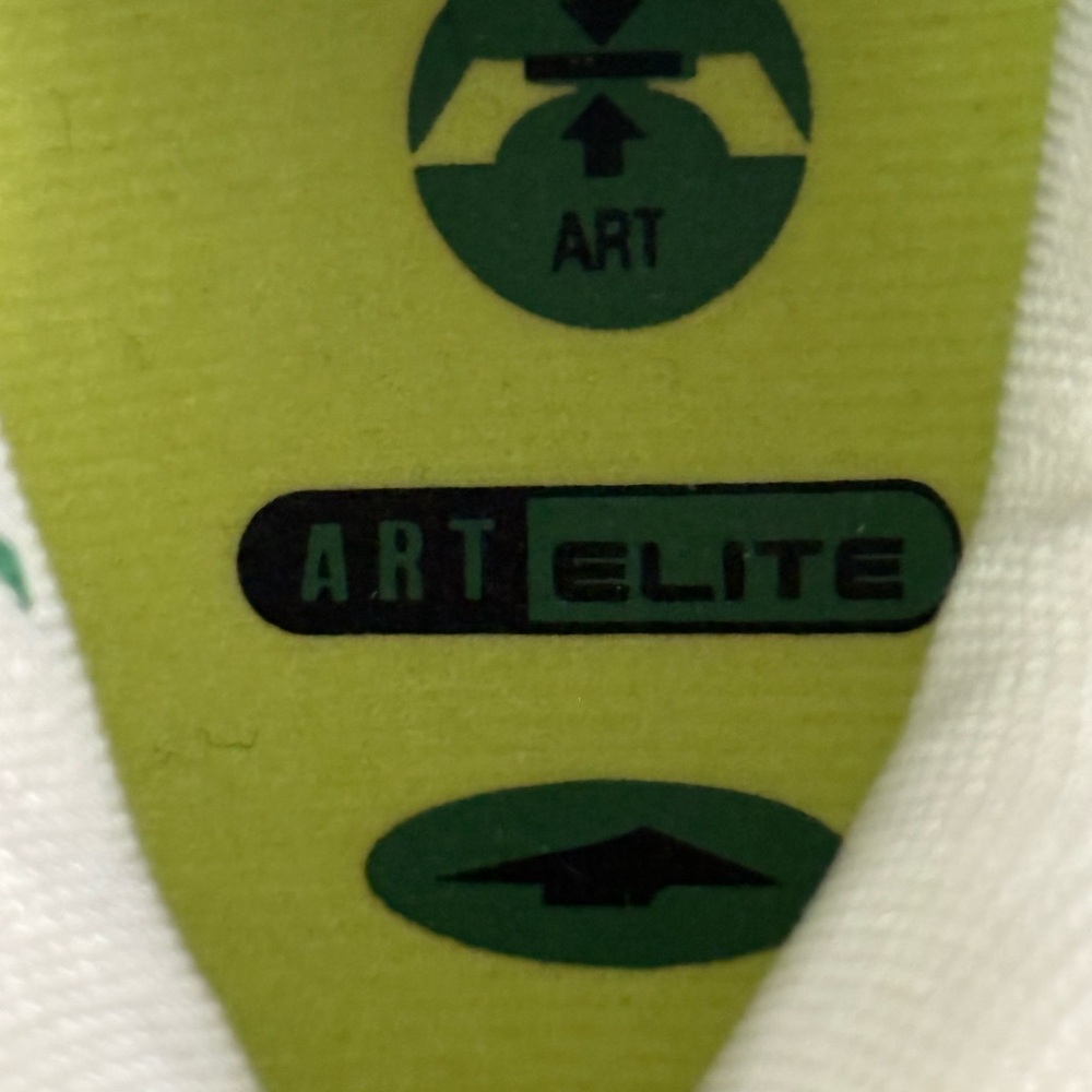 Women’s Avia White Mesh Athletic Sneakers with Green And Yellow Accents Size 7.5 - Picture 7 of 7